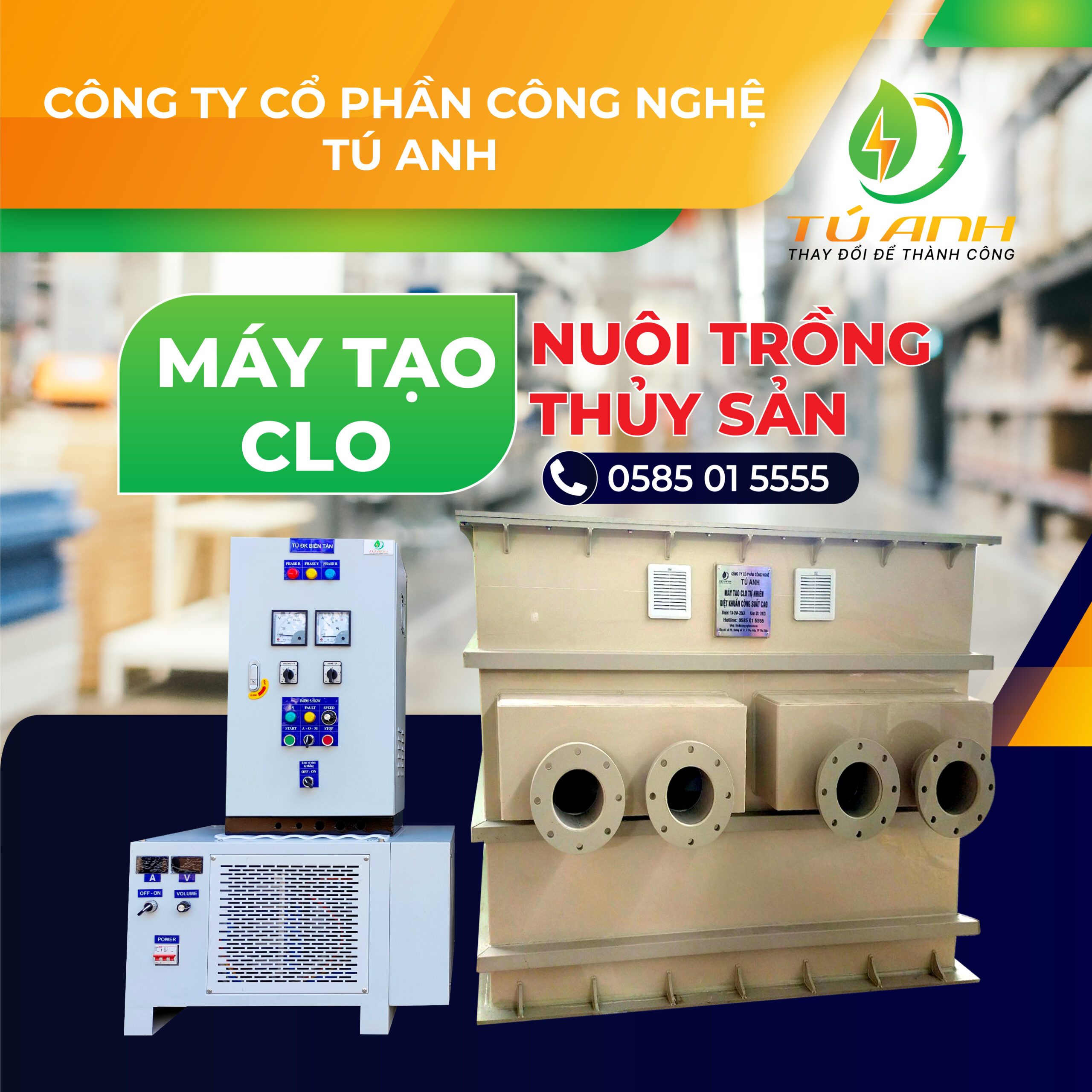 Máy tạo clo - Thiết bị công nghệ uy tín hàng đầu