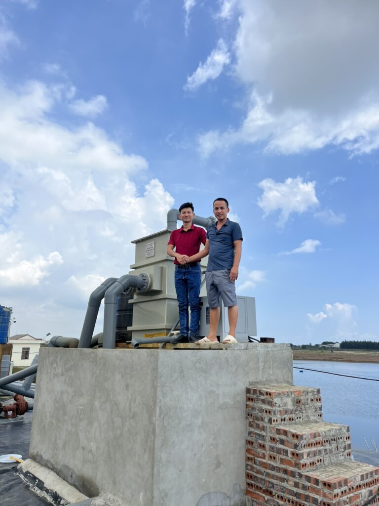 Máy tạo clo đem đến một mùa nuôi tôm thuận lợi