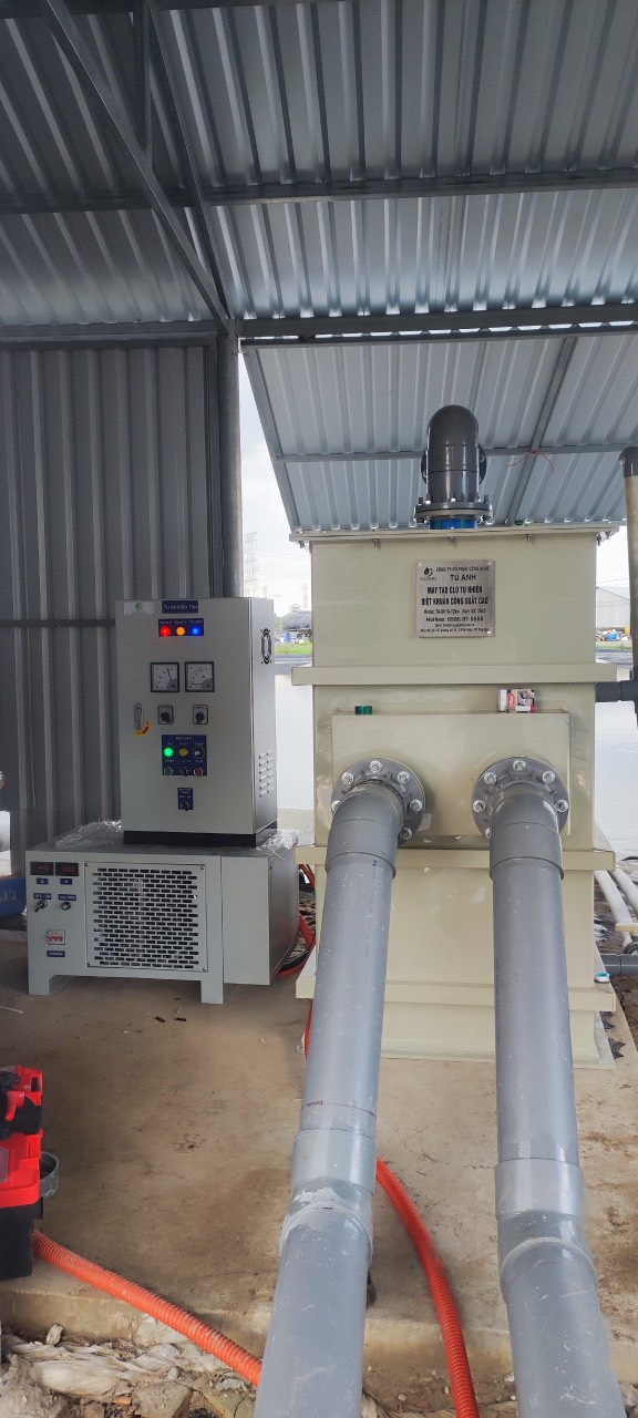 Máy tạo clo - Giải pháp cho môi trường trong ngành nuôi trồng