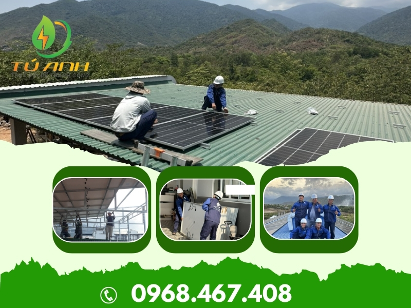 Công ty Tú Anh chuyên lắp đặt điện năng lượng mặt trời hộ gia đình 