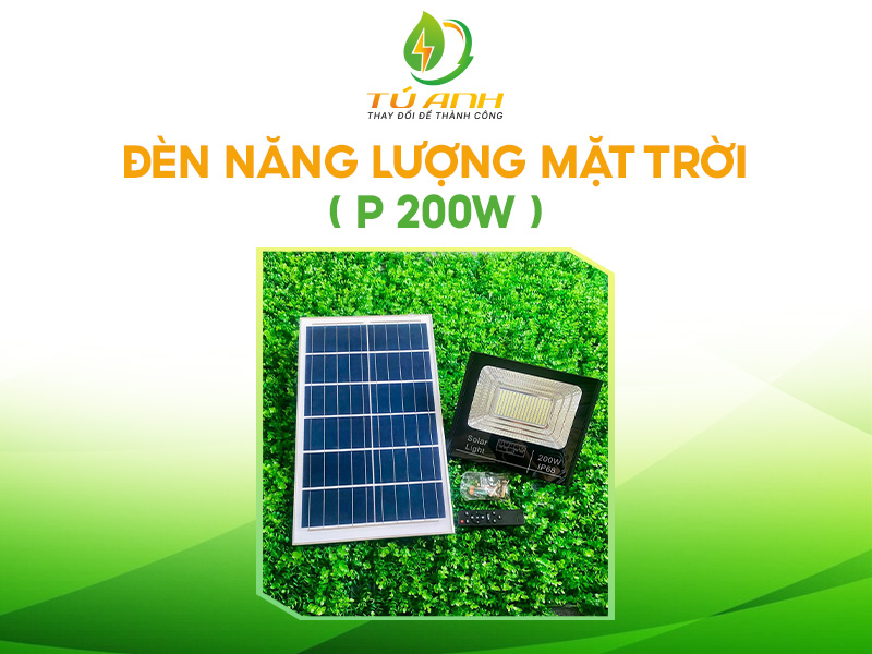 Đèn năng lượng mặt trời mã hàng P200W
