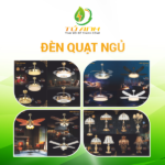 sản phẩm đèn quạt ngủ