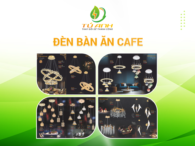 Đèn bàn ăn cafe