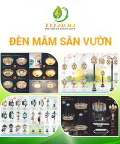 sản phẩm đèn mâm sân vườn