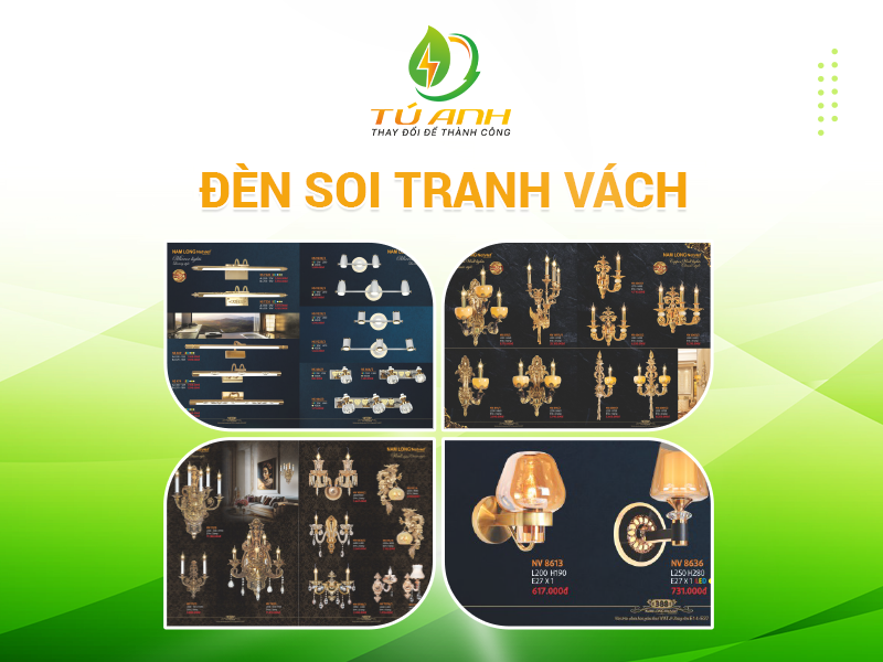 Sản phẩm Đèn soi tranh vách