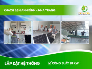 Công trình điện NLMT Khách sạn Anh Bình
